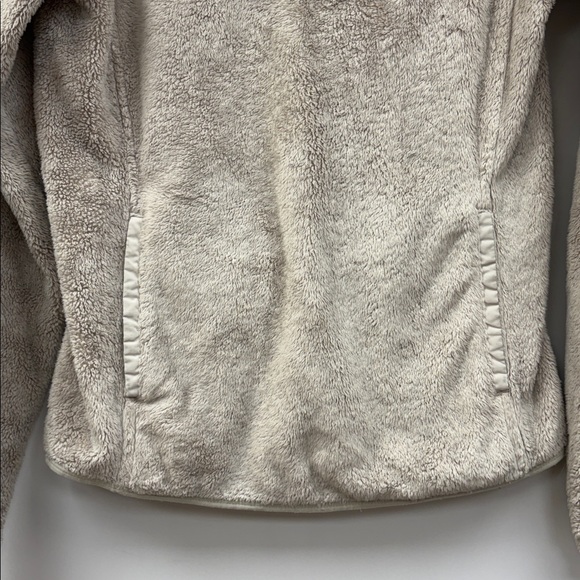 The North Face Cozy Sherpa Fleece Pullover Sweatshirt Outdoor Tan XS - Picture 3 of 7